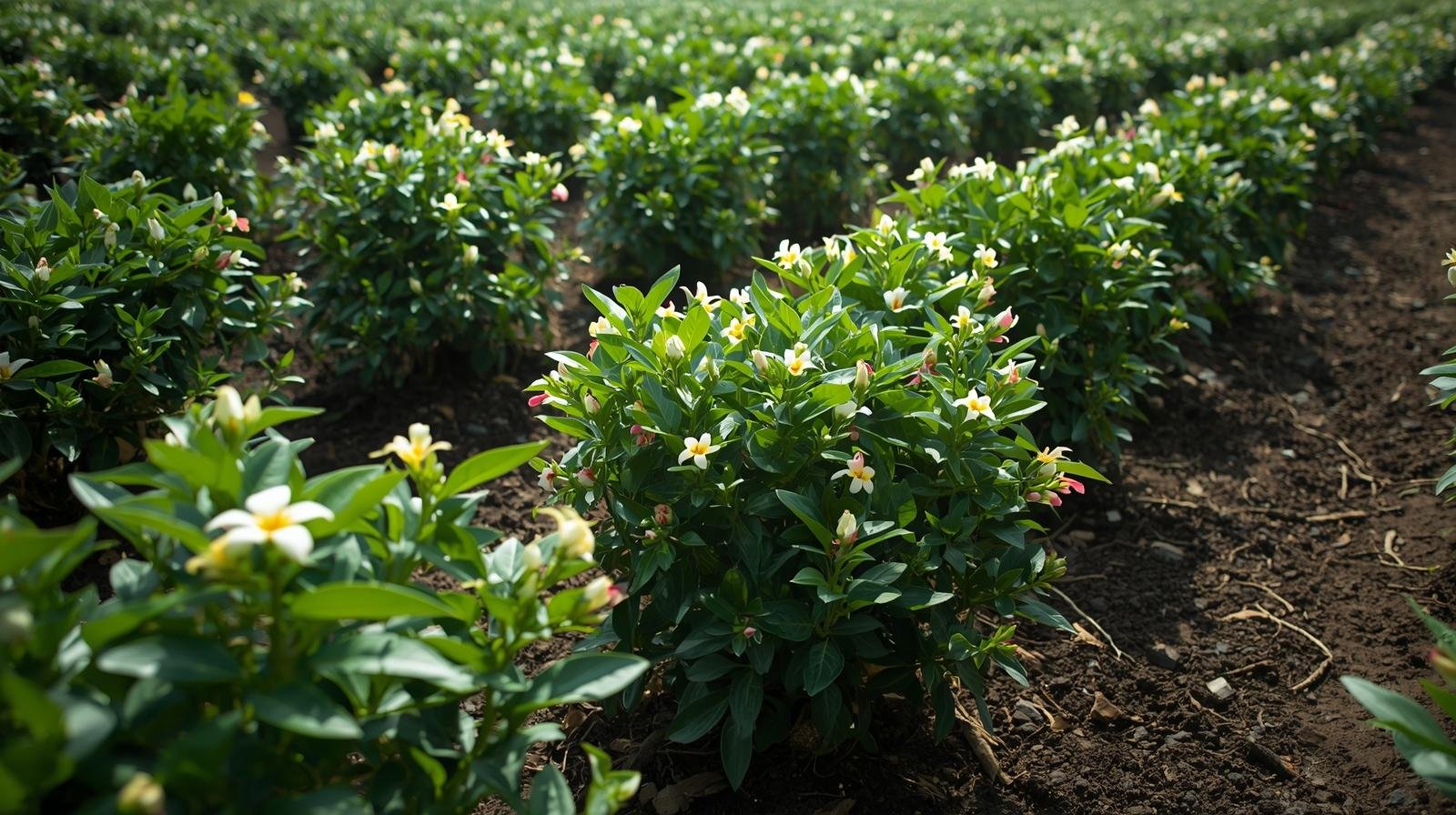 🌿 सर्पगंधा की वैज्ञानिक खेती + तुलसी व हल्दी: Farming Acre मॉडल से औषधीय खेती में बड़ा मुनाफा